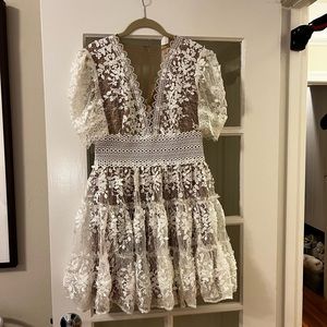 Megan Mini Dress in Blanc
Bronx and Banco